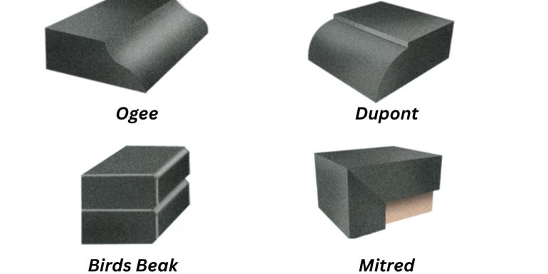 Quartz Worktop Edge Profile Options